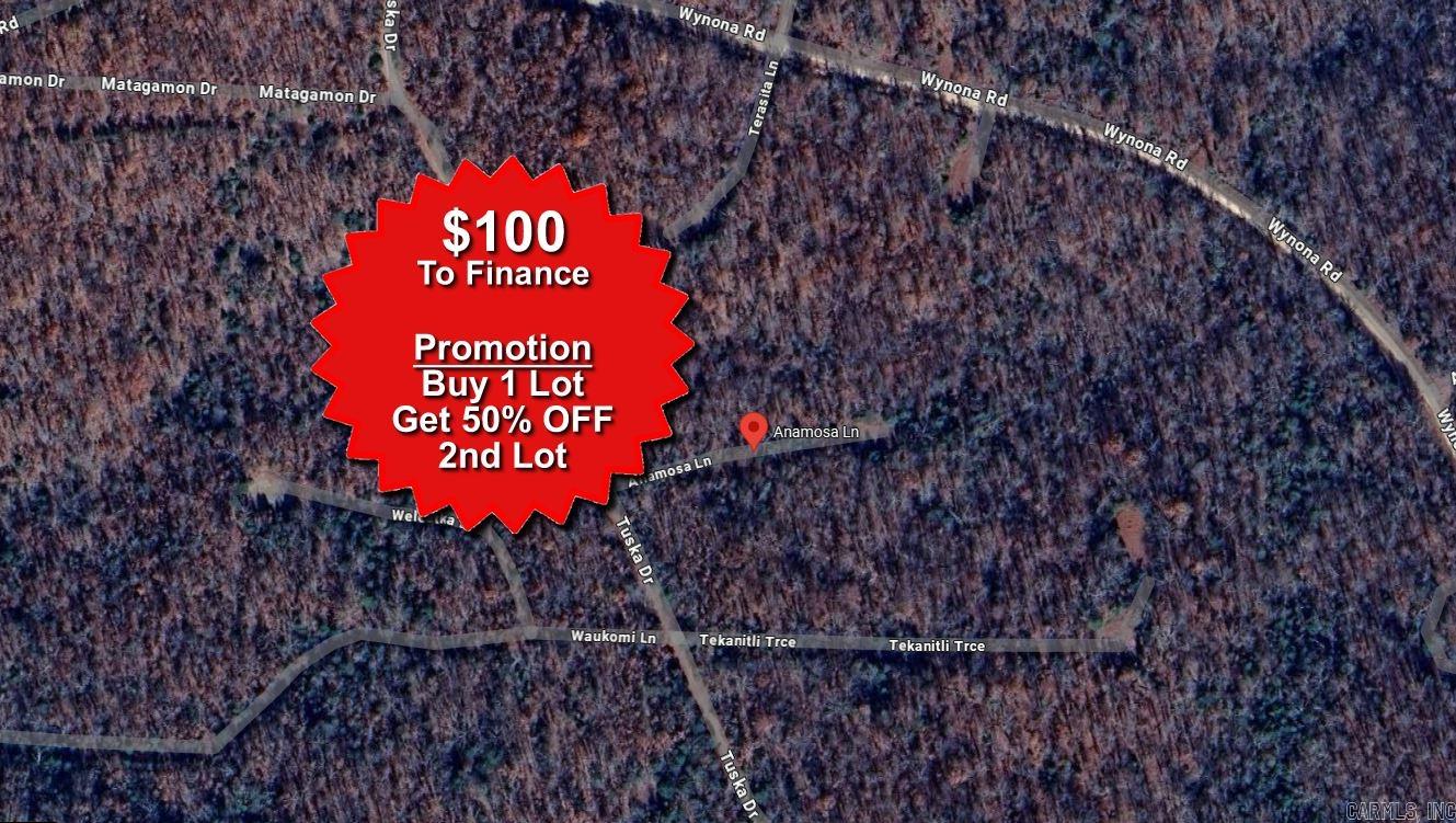 Vacant Land for sale – Lot 1  Anamosa   Cherokee Village, AR