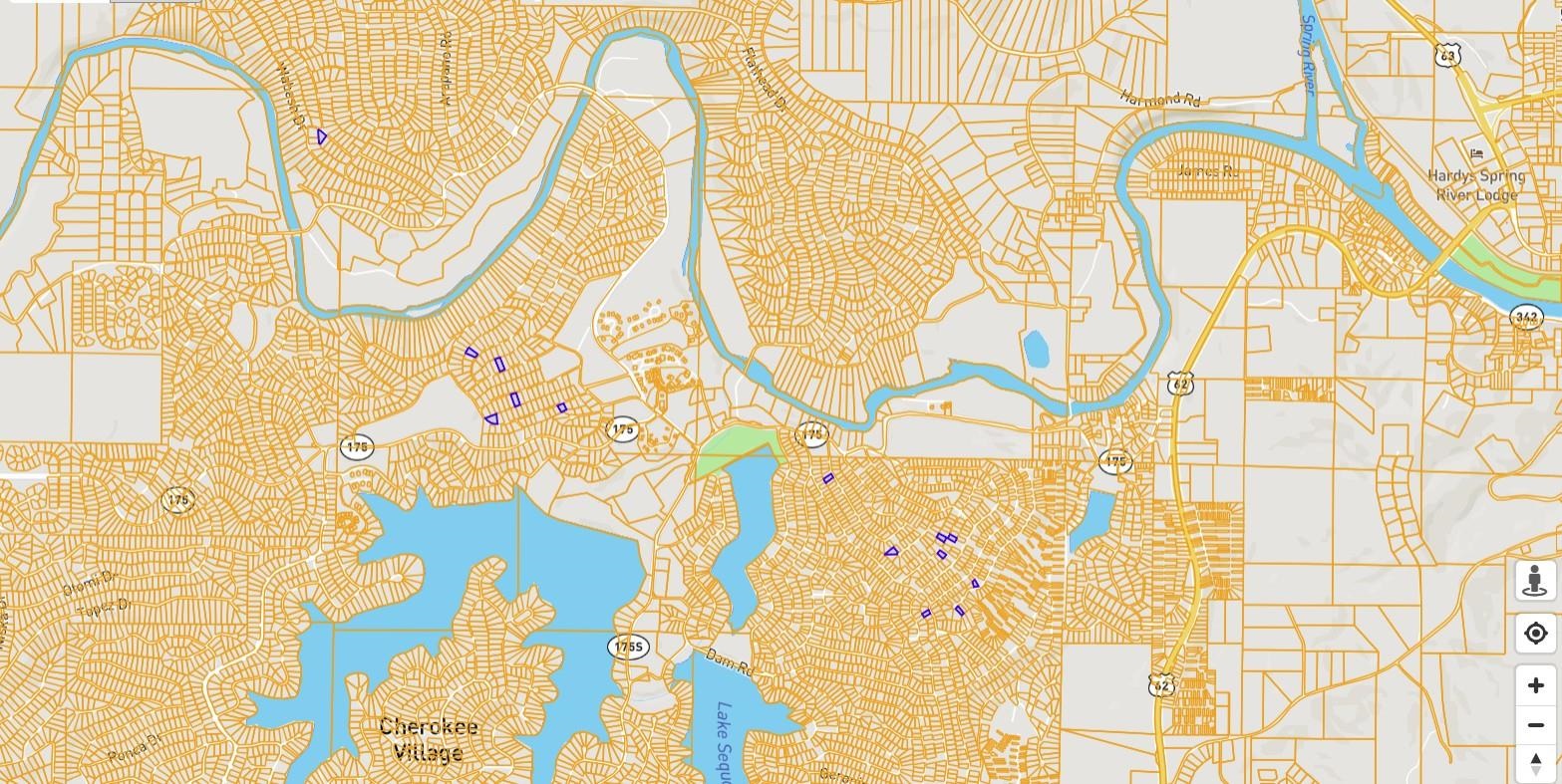 Vacant Land for sale – 20 Lots in  Cherokee Village   Cherokee Village, AR