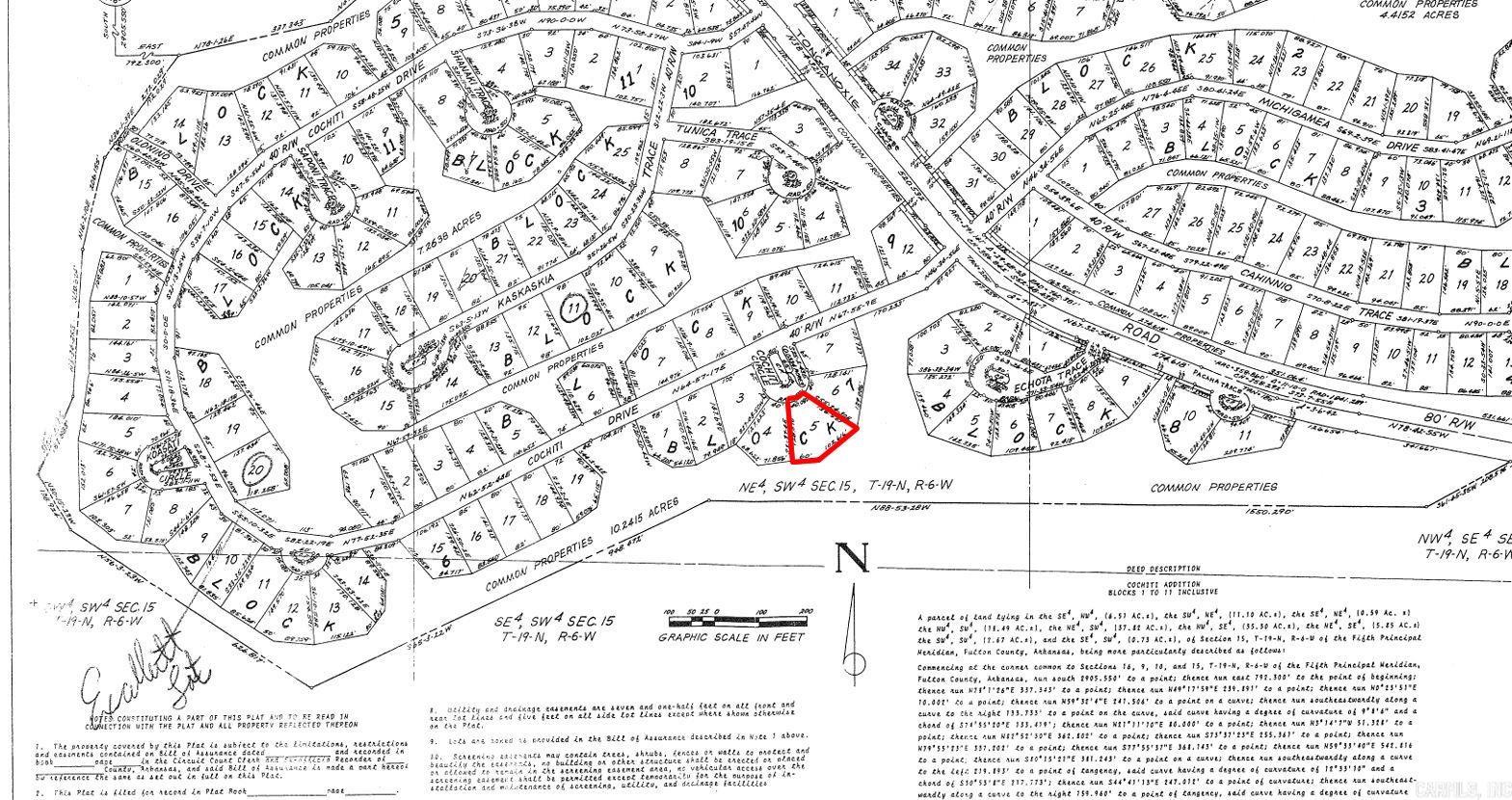 Photo 2 - Vacant Land for sale – Lot 5  Cochiti   Cherokee Village, AR