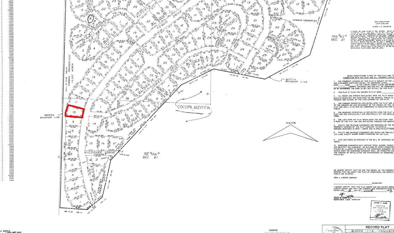 Photo 2 - Vacant Land for sale – Lot 10  Toquo   Cherokee Village, AR