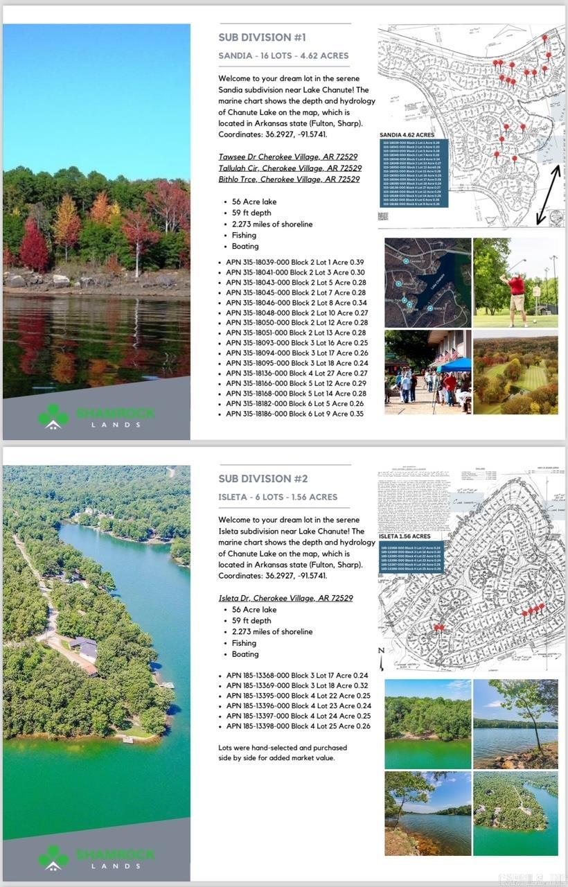 Photo 41 - Vacant Land for sale – 22  Lake Chanute Area Lots   Cherokee Village, AR