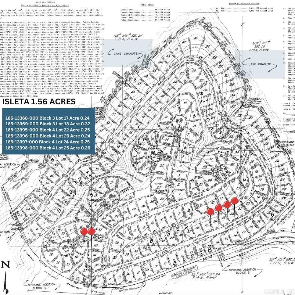 Photo 43 - Vacant Land for sale – 22  Lake Chanute Area Lots   Cherokee Village, AR