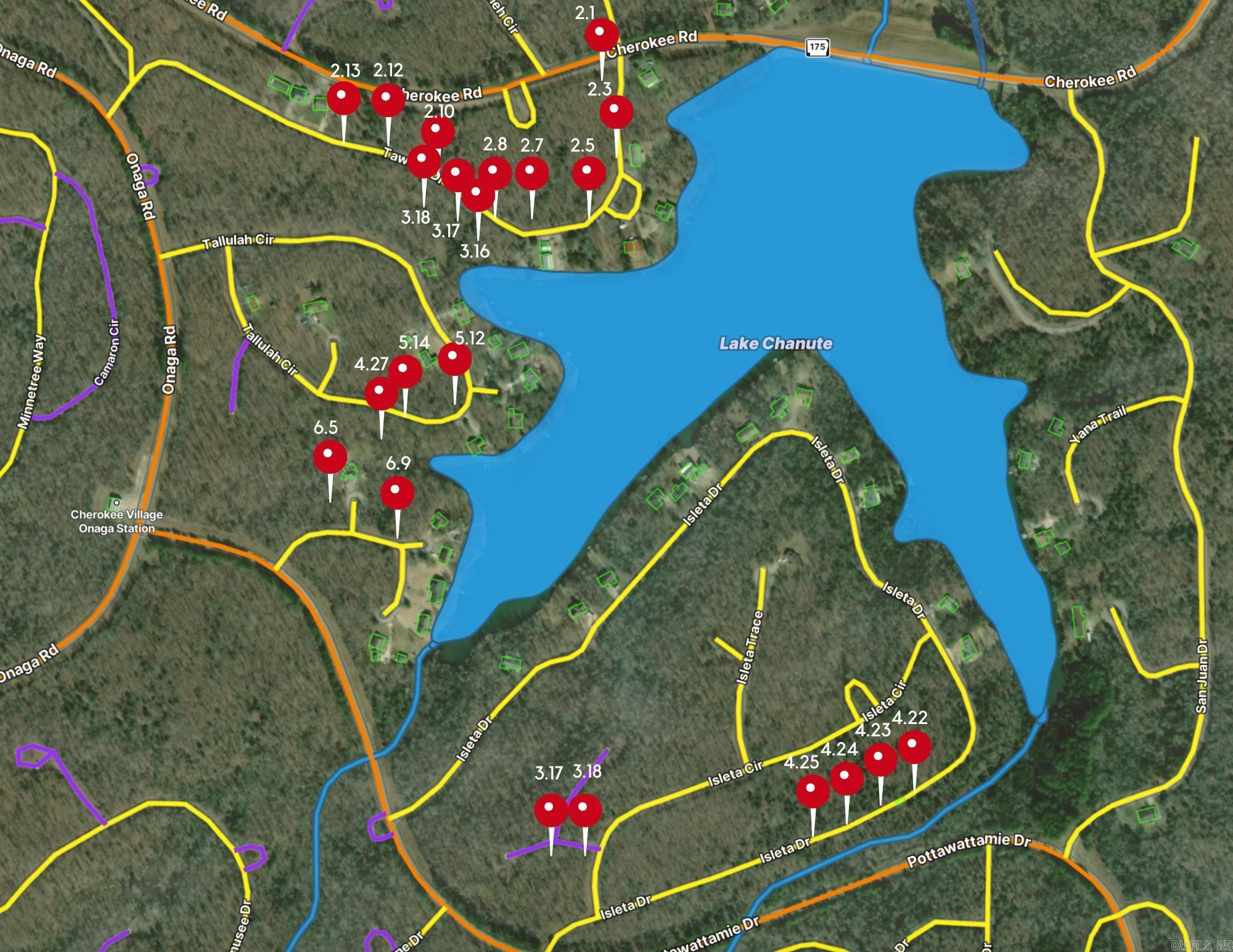 Photo 44 - Vacant Land for sale – 22  Lake Chanute Area Lots   Cherokee Village, AR