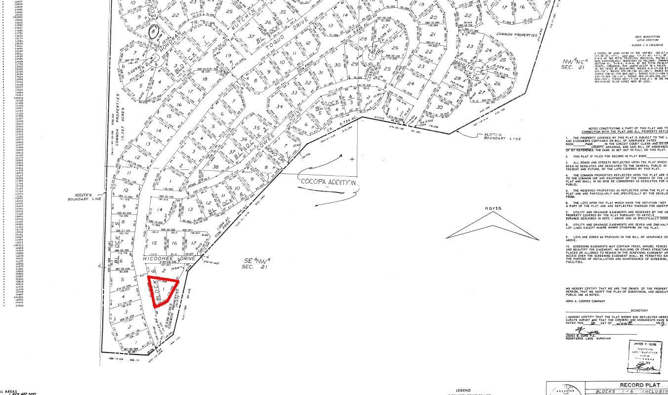 Photo 2 - Vacant Land for sale – Lot 1  Toquo   Cherokee Village, AR