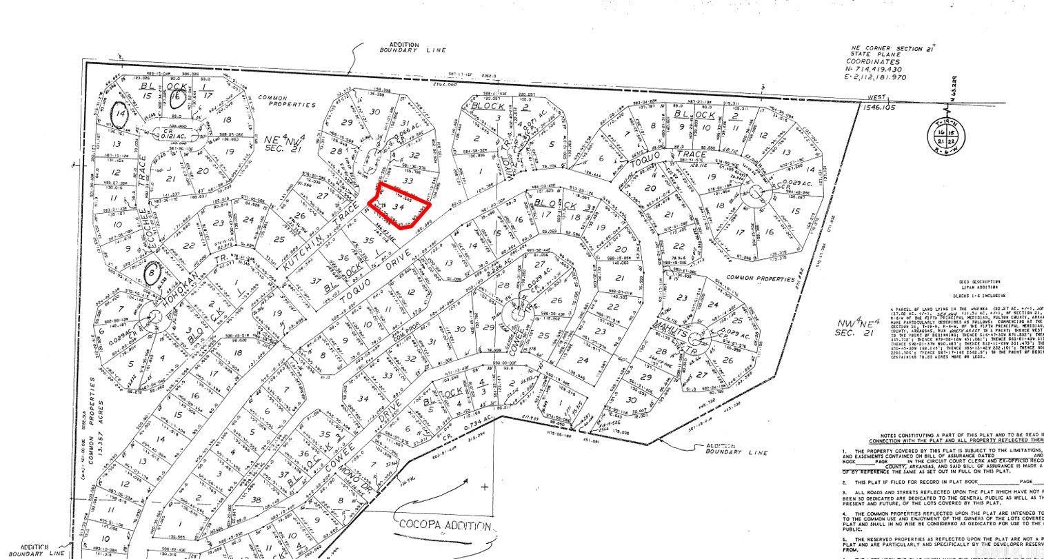 Photo 2 - Vacant Land for sale – Lot 34  Toquo   Cherokee Village, AR