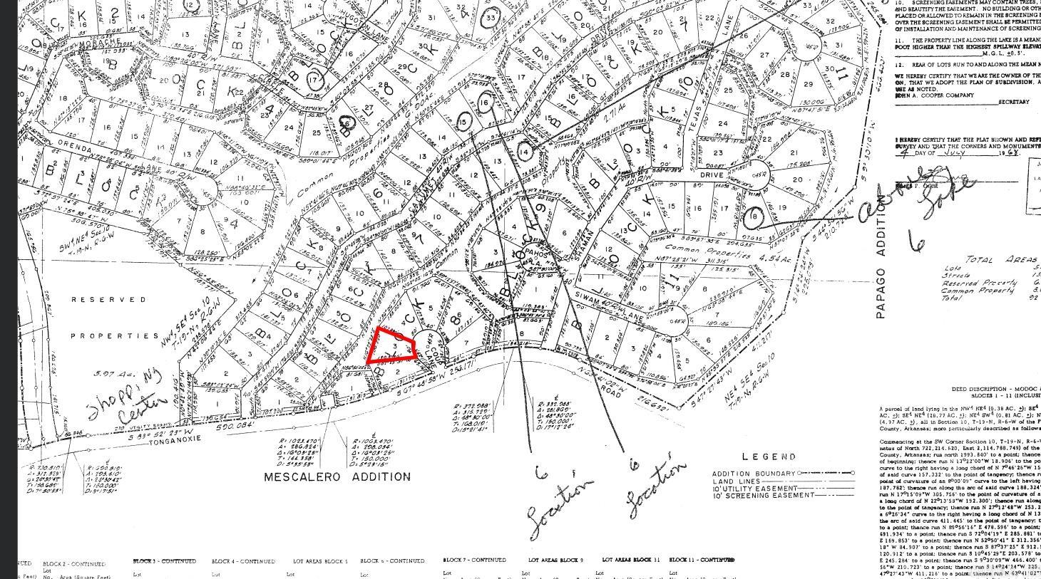 Photo 2 - Vacant Land for sale – Lot 3  Coup   Cherokee Village, AR