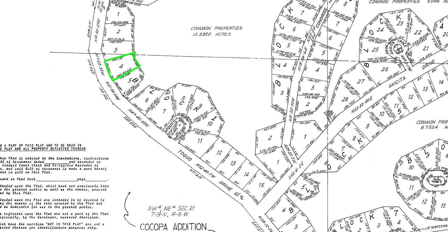Photo 2 - Vacant Land for sale – Lot 4  Toquo   Cherokee Village, AR