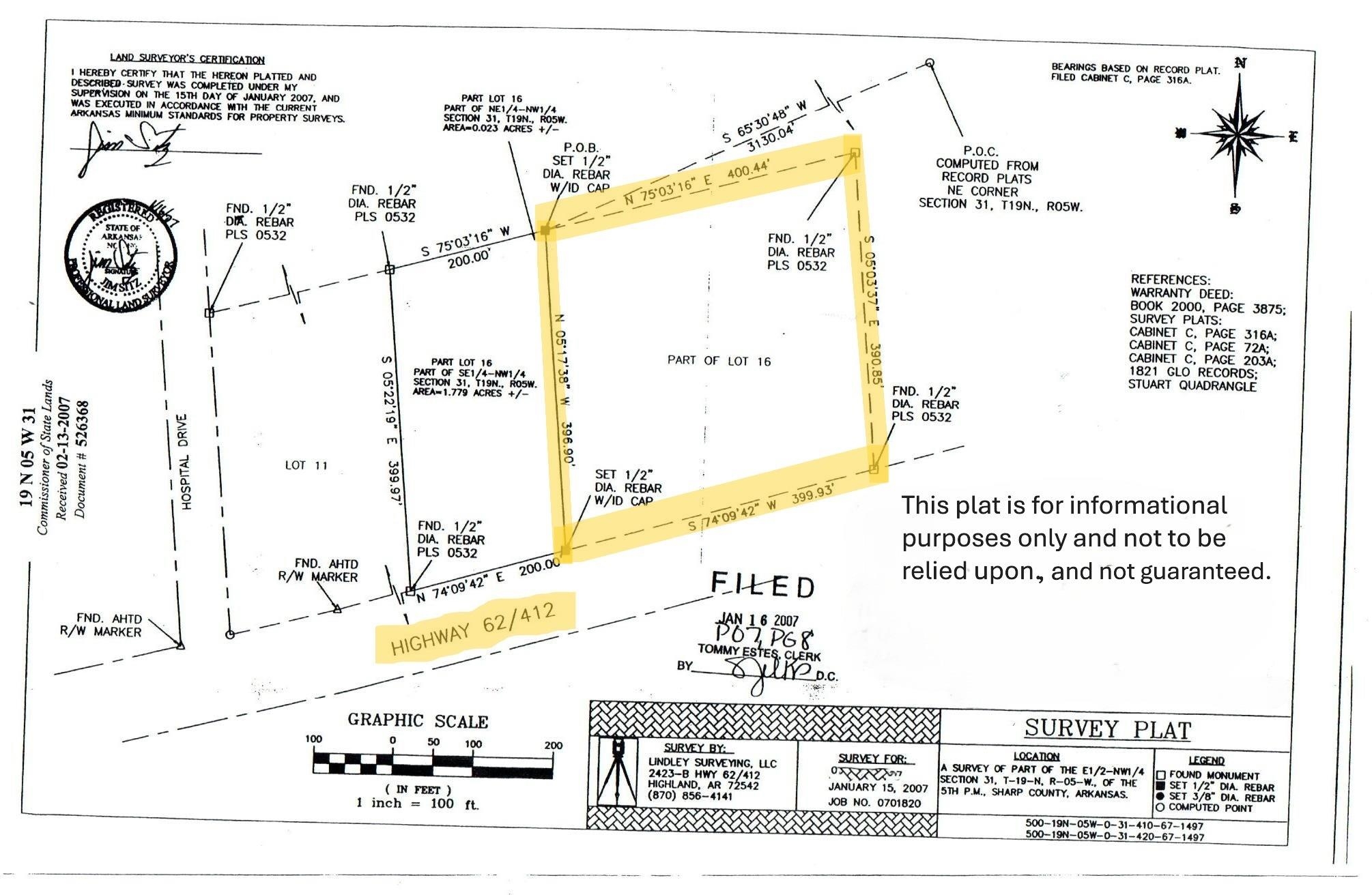 Photo 2 - Vacant Land for sale –   Hwy 62-412   Cherokee Village, AR