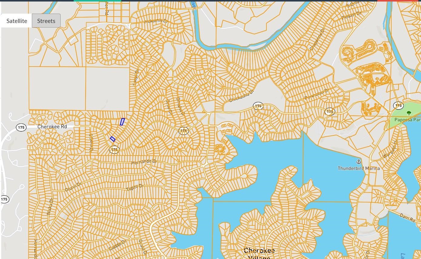Vacant Land for sale – 7 Lots  Cherokee Village   Cherokee Village, AR