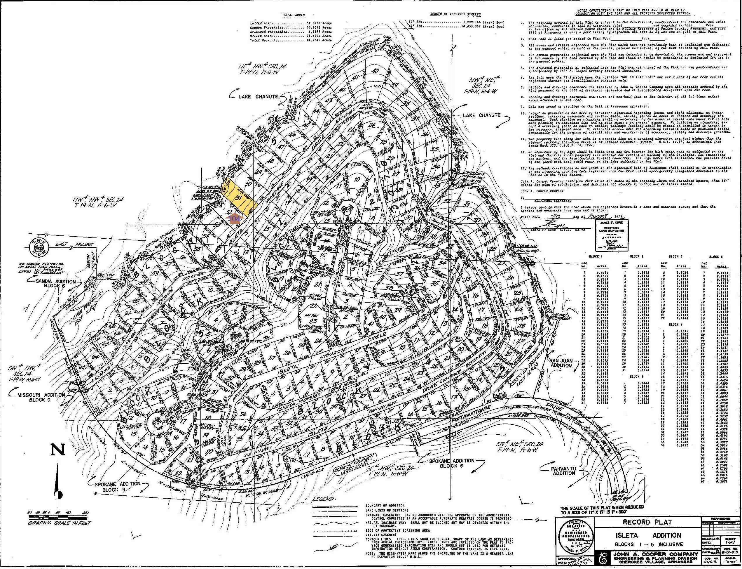 Photo 5 - Vacant Land for sale – TBD  Isleta   Cherokee Village, AR