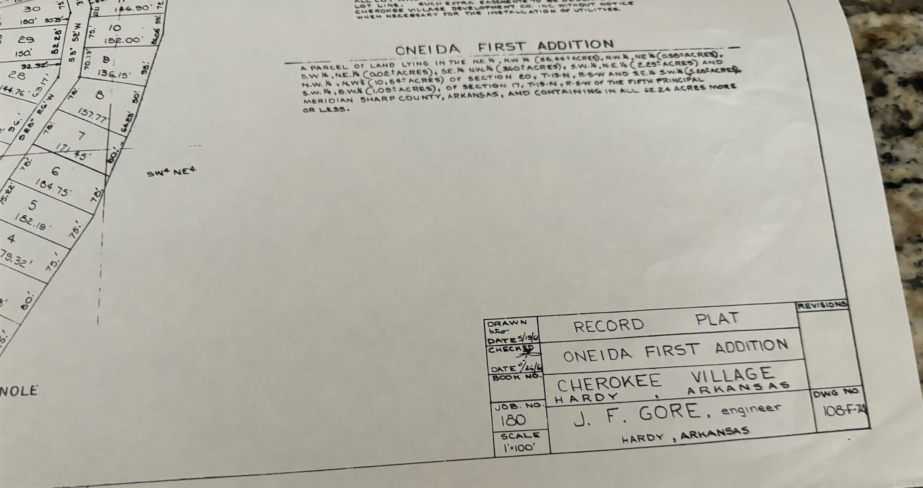 Photo 4 - Vacant Land for sale – TBD  Wahoo Drive   Cherokee Village, AR