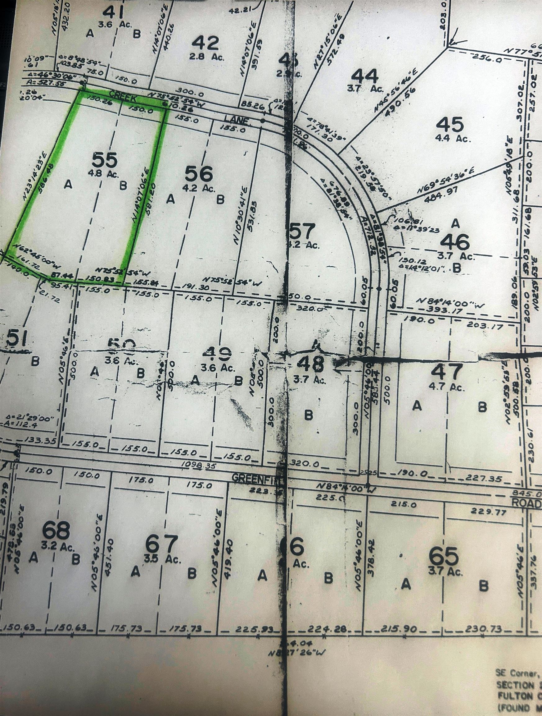 Photo 9 - Vacant Land for sale – Block 55  Doe Run   Glencoe, AR